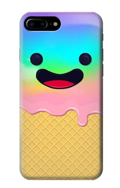 S3939 Ice Cream Cute Smile Hülle Schutzhülle Taschen für iPhone 7 Plus, iPhone 8 Plus