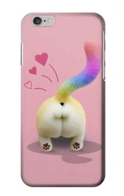 S3923 Cat Bottom Rainbow Tail Hülle Schutzhülle Taschen für iPhone 6 6S