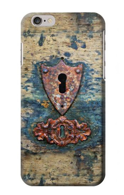 S3955 Vintage Keyhole Weather Door Hülle Schutzhülle Taschen für iPhone 6 6S
