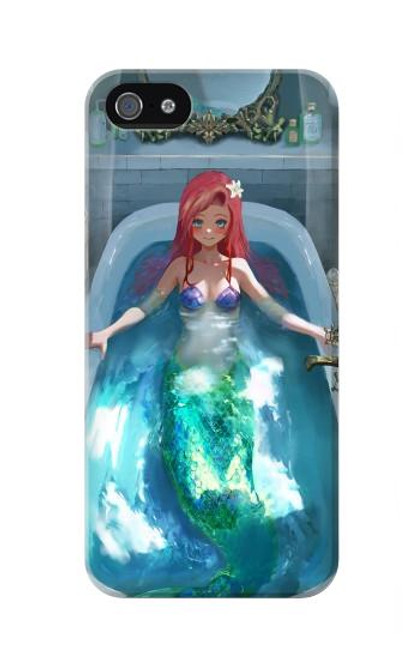 S3911 Cute Little Mermaid Aqua Spa Hülle Schutzhülle Taschen für iPhone 5 5S SE
