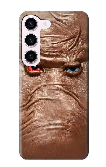 S3940 Leather Mad Face Graphic Paint Hülle Schutzhülle Taschen für Samsung Galaxy S23