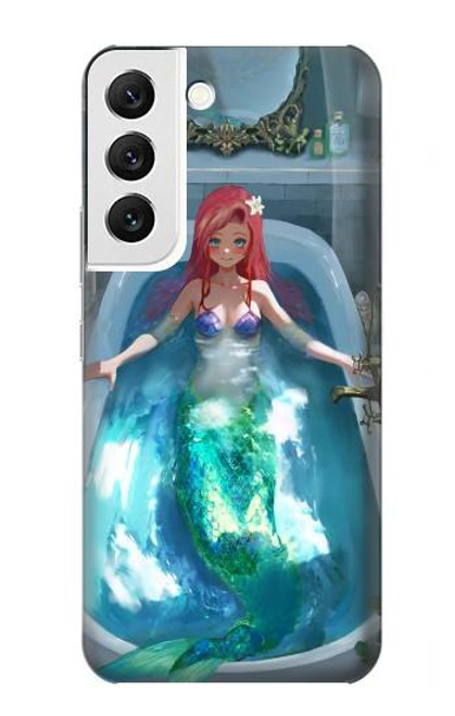 S3911 Cute Little Mermaid Aqua Spa Hülle Schutzhülle Taschen für Samsung Galaxy S22