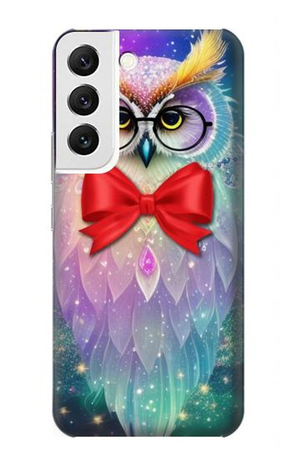 S3934 Fantasy Nerd Owl Hülle Schutzhülle Taschen für Samsung Galaxy S22