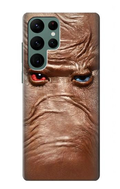 S3940 Leather Mad Face Graphic Paint Hülle Schutzhülle Taschen für Samsung Galaxy S22 Ultra