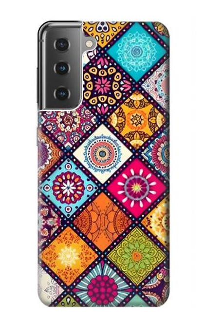 S3943 Maldalas Pattern Hülle Schutzhülle Taschen für Samsung Galaxy S21 Plus 5G, Galaxy S21+ 5G
