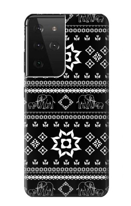 S3932 Elephant Pants Pattern Hülle Schutzhülle Taschen für Samsung Galaxy S21 Ultra 5G