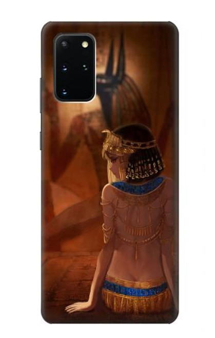 S3919 Egyptian Queen Cleopatra Anubis Hülle Schutzhülle Taschen für Samsung Galaxy S20 Plus, Galaxy S20+