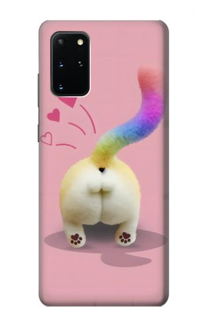 S3923 Cat Bottom Rainbow Tail Hülle Schutzhülle Taschen für Samsung Galaxy S20 Plus, Galaxy S20+