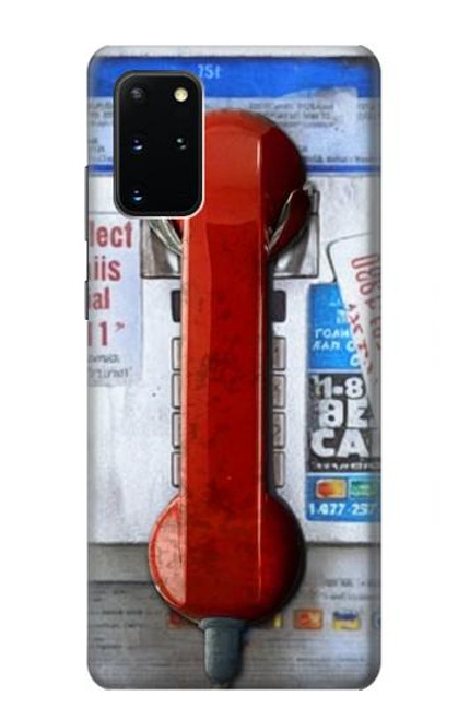 S3925 Collage Vintage Pay Phone Hülle Schutzhülle Taschen für Samsung Galaxy S20 Plus, Galaxy S20+