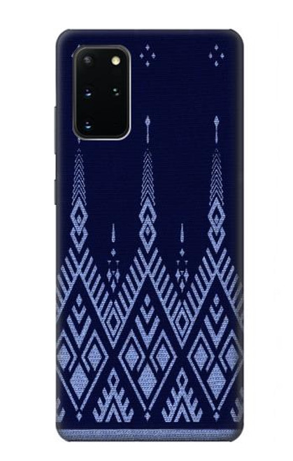 S3950 Textile Thai Blue Pattern Hülle Schutzhülle Taschen für Samsung Galaxy S20 Plus, Galaxy S20+
