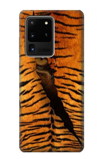S3951 Tiger Eye Tear Marks Hülle Schutzhülle Taschen für Samsung Galaxy S20 Ultra