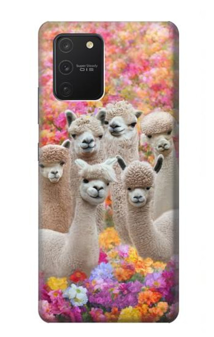 S3916 Alpaca Family Baby Alpaca Hülle Schutzhülle Taschen für Samsung Galaxy S10 Lite