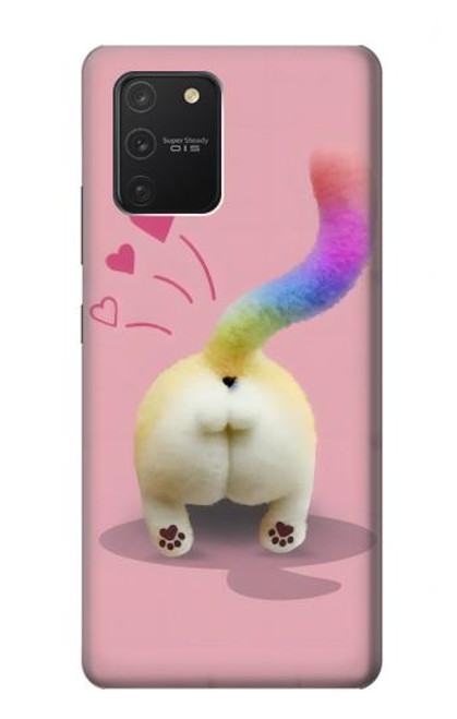 S3923 Cat Bottom Rainbow Tail Hülle Schutzhülle Taschen für Samsung Galaxy S10 Lite