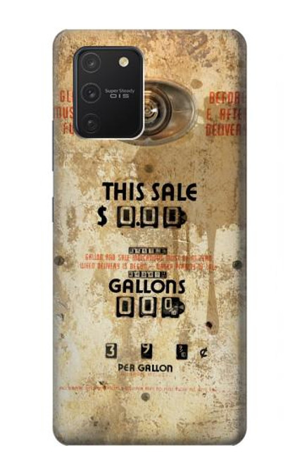 S3954 Vintage Gas Pump Hülle Schutzhülle Taschen für Samsung Galaxy S10 Lite