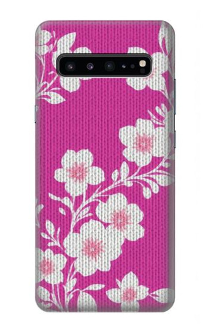 S3924 Cherry Blossom Pink Background Hülle Schutzhülle Taschen für Samsung Galaxy S10 5G