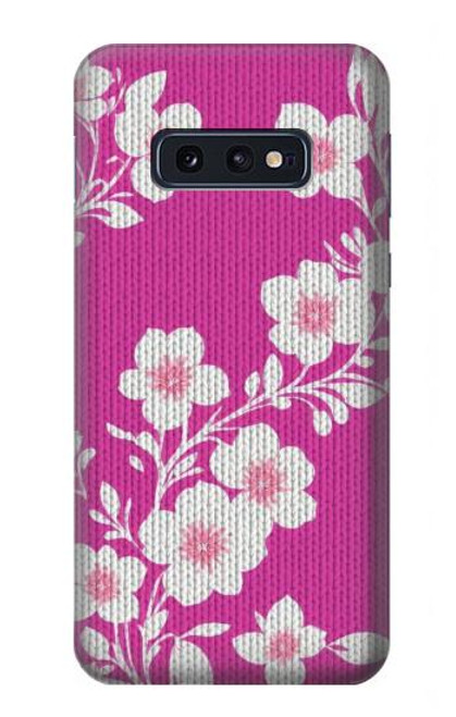 S3924 Cherry Blossom Pink Background Hülle Schutzhülle Taschen für Samsung Galaxy S10e