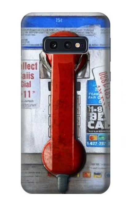 S3925 Collage Vintage Pay Phone Hülle Schutzhülle Taschen für Samsung Galaxy S10e
