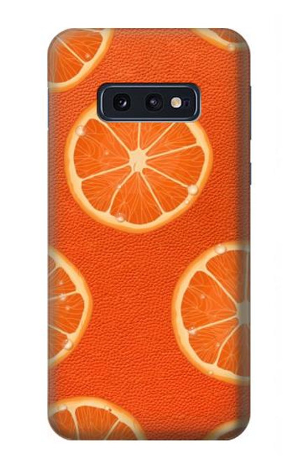 S3946 Seamless Orange Pattern Hülle Schutzhülle Taschen für Samsung Galaxy S10e