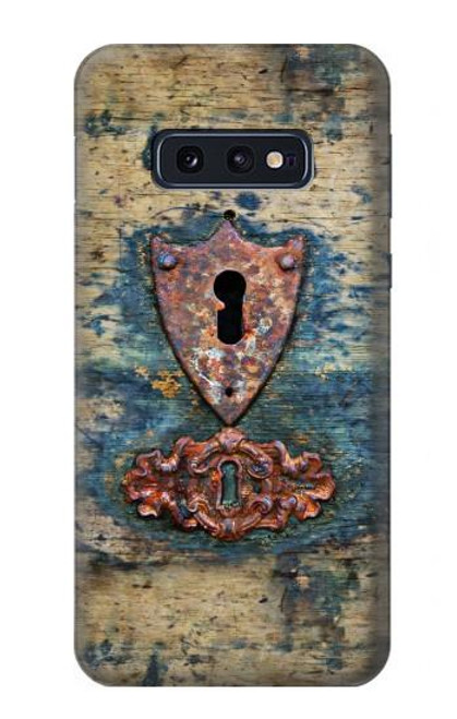 S3955 Vintage Keyhole Weather Door Hülle Schutzhülle Taschen für Samsung Galaxy S10e