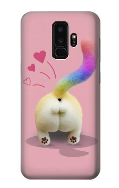 S3923 Cat Bottom Rainbow Tail Hülle Schutzhülle Taschen für Samsung Galaxy S9 Plus