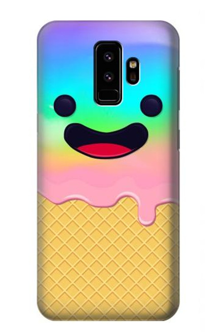 S3939 Ice Cream Cute Smile Hülle Schutzhülle Taschen für Samsung Galaxy S9