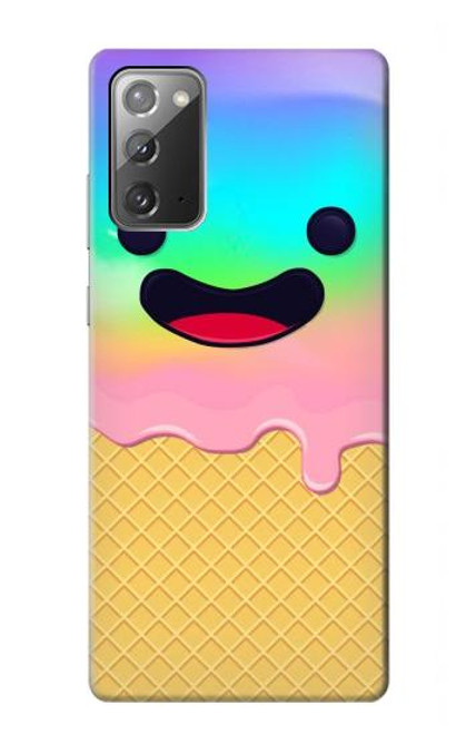 S3939 Ice Cream Cute Smile Hülle Schutzhülle Taschen für Samsung Galaxy Note 20