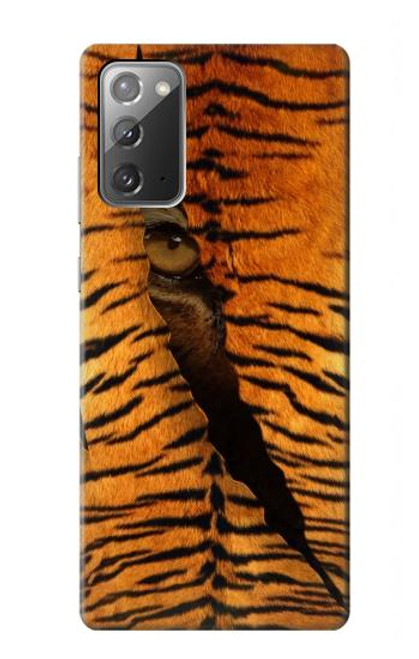 S3951 Tiger Eye Tear Marks Hülle Schutzhülle Taschen für Samsung Galaxy Note 20