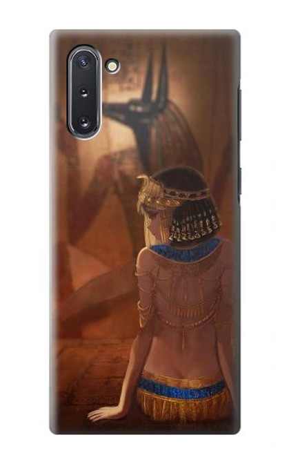 S3919 Egyptian Queen Cleopatra Anubis Hülle Schutzhülle Taschen für Samsung Galaxy Note 10