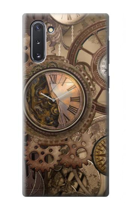 S3927 Compass Clock Gage Steampunk Hülle Schutzhülle Taschen für Samsung Galaxy Note 10