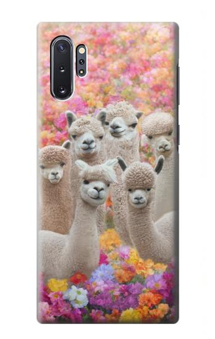 S3916 Alpaca Family Baby Alpaca Hülle Schutzhülle Taschen für Samsung Galaxy Note 10 Plus