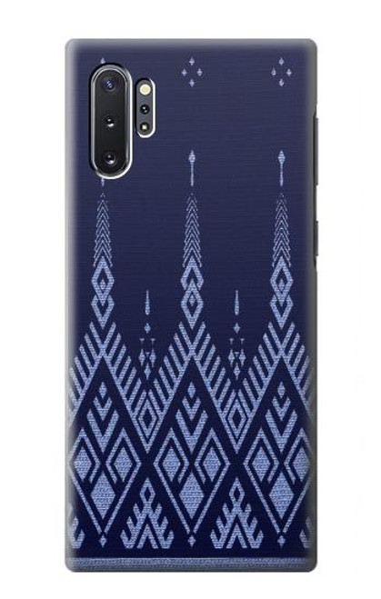S3950 Textile Thai Blue Pattern Hülle Schutzhülle Taschen für Samsung Galaxy Note 10 Plus