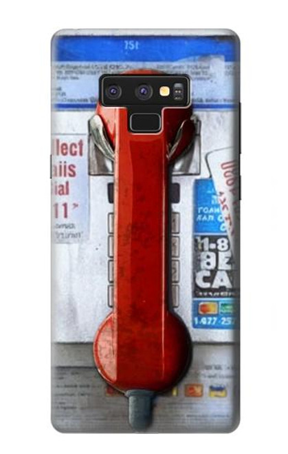 S3925 Collage Vintage Pay Phone Hülle Schutzhülle Taschen für Note 9 Samsung Galaxy Note9
