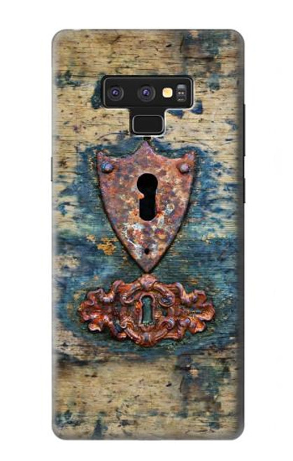 S3955 Vintage Keyhole Weather Door Hülle Schutzhülle Taschen für Note 9 Samsung Galaxy Note9