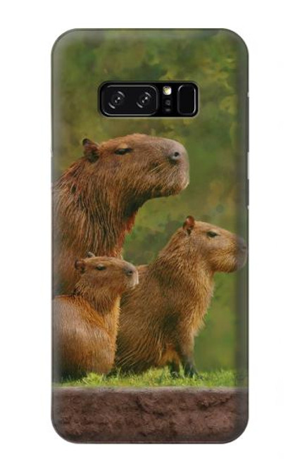 S3917 Capybara Family Giant Guinea Pig Hülle Schutzhülle Taschen für Note 8 Samsung Galaxy Note8