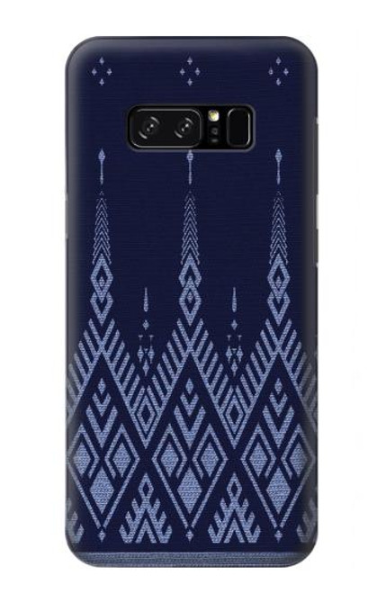 S3950 Textile Thai Blue Pattern Hülle Schutzhülle Taschen für Note 8 Samsung Galaxy Note8
