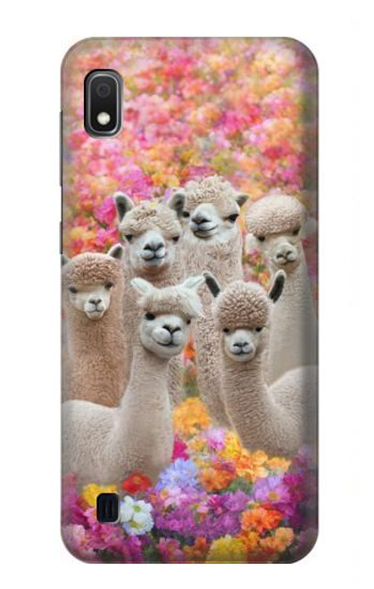 S3916 Alpaca Family Baby Alpaca Hülle Schutzhülle Taschen für Samsung Galaxy A10