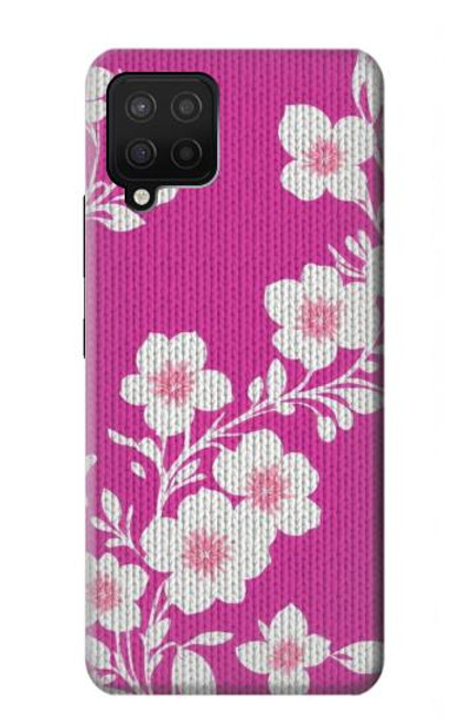 S3924 Cherry Blossom Pink Background Hülle Schutzhülle Taschen für Samsung Galaxy A12