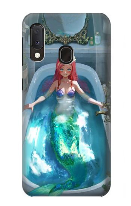 S3911 Cute Little Mermaid Aqua Spa Hülle Schutzhülle Taschen für Samsung Galaxy A20e