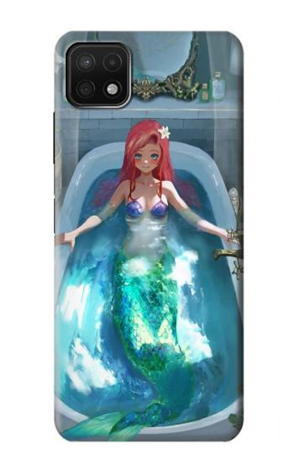 S3911 Cute Little Mermaid Aqua Spa Hülle Schutzhülle Taschen für Samsung Galaxy A22 5G
