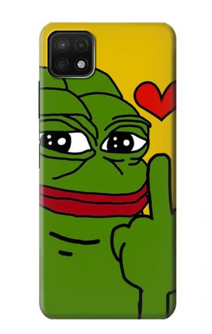 S3945 Pepe Love Middle Finger Hülle Schutzhülle Taschen für Samsung Galaxy A22 5G