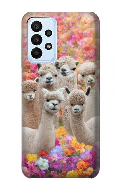 S3916 Alpaca Family Baby Alpaca Hülle Schutzhülle Taschen für Samsung Galaxy A23