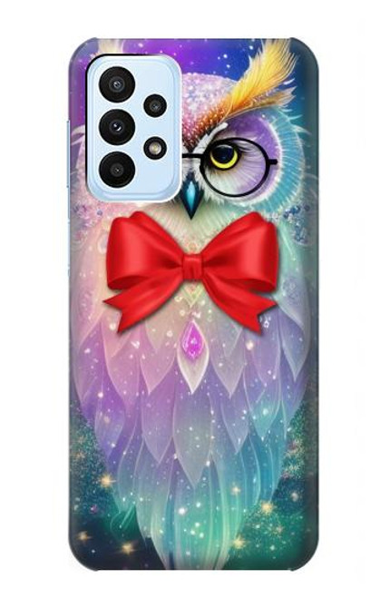 S3934 Fantasy Nerd Owl Hülle Schutzhülle Taschen für Samsung Galaxy A23
