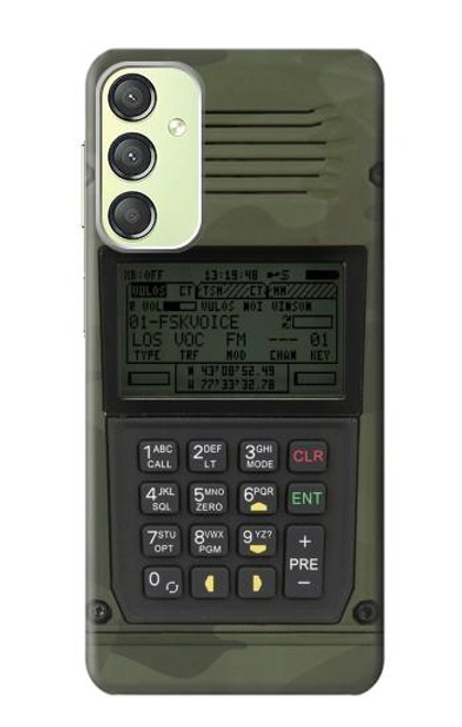 S3959 Military Radio Graphic Print Hülle Schutzhülle Taschen für Samsung Galaxy A24 4G