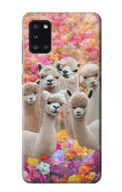 S3916 Alpaca Family Baby Alpaca Hülle Schutzhülle Taschen für Samsung Galaxy A31