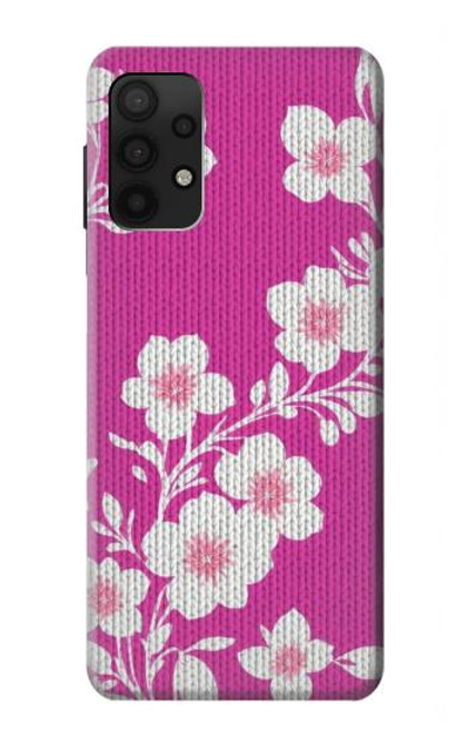 S3924 Cherry Blossom Pink Background Hülle Schutzhülle Taschen für Samsung Galaxy A32 4G