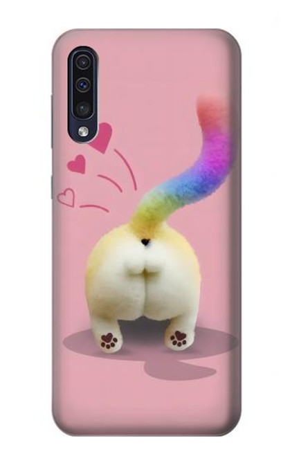 S3923 Cat Bottom Rainbow Tail Hülle Schutzhülle Taschen für Samsung Galaxy A50