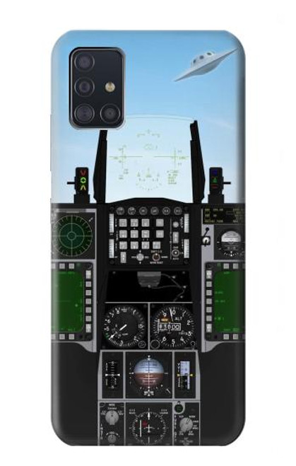 S3933 Fighter Aircraft UFO Hülle Schutzhülle Taschen für Samsung Galaxy A51 5G