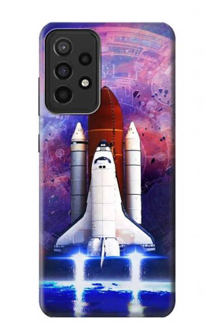 S3913 Colorful Nebula Space Shuttle Hülle Schutzhülle Taschen für Samsung Galaxy A52s 5G