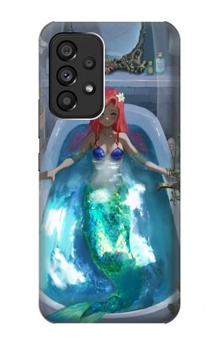 S3912 Cute Little Mermaid Aqua Spa Hülle Schutzhülle Taschen für Samsung Galaxy A53 5G