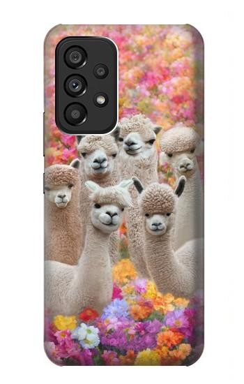S3916 Alpaca Family Baby Alpaca Hülle Schutzhülle Taschen für Samsung Galaxy A53 5G